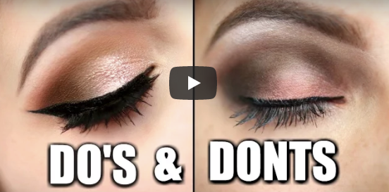 eyeshadow do's and don'ts