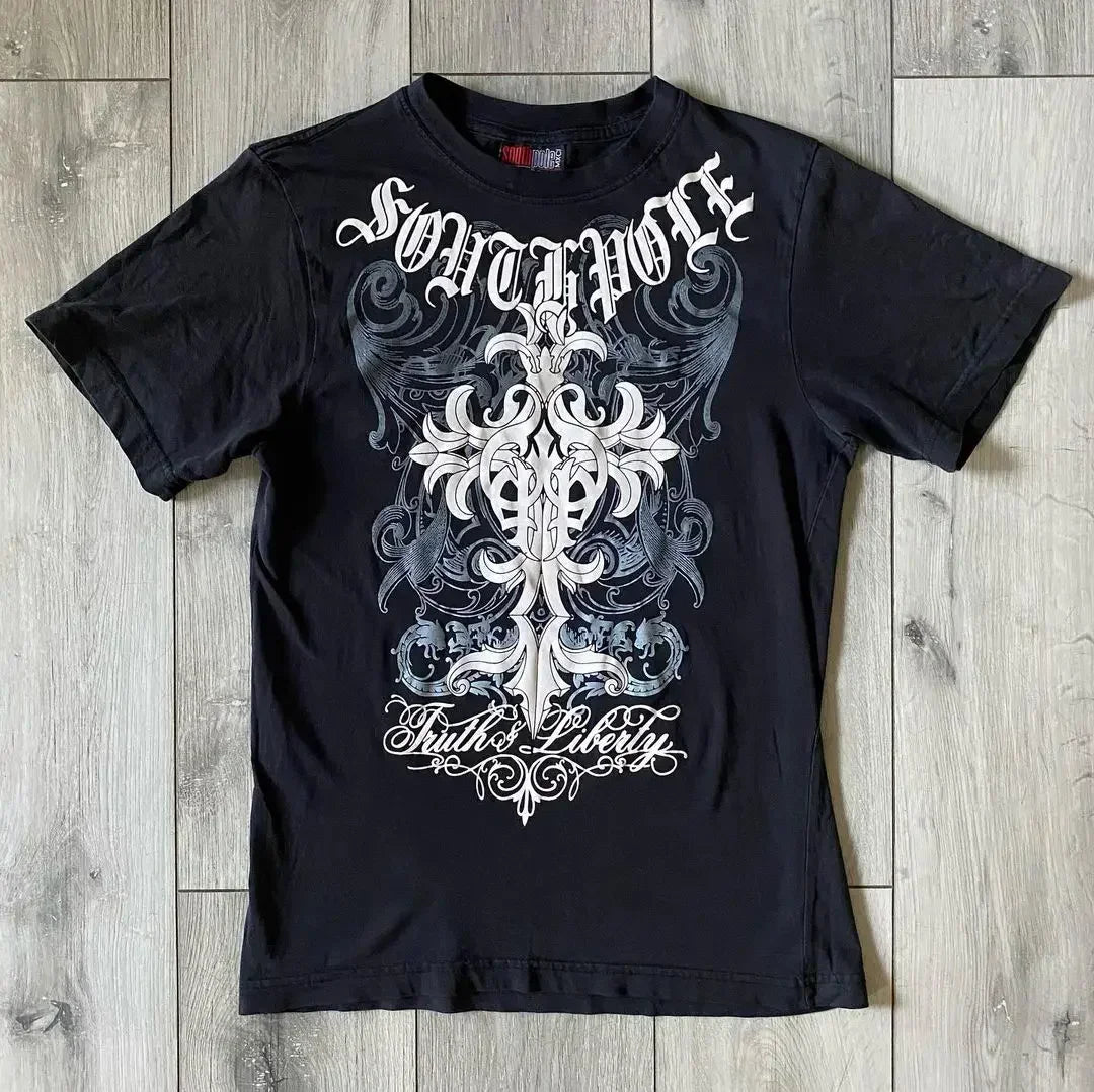 Gothic Skull Affliction Graphic Tee