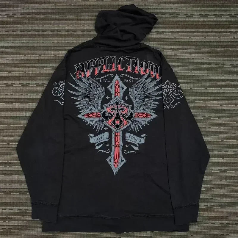 Gothic Affliction Graphic Hoodie