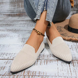 Sharp Mesh Loafer Flats - AfterAmour