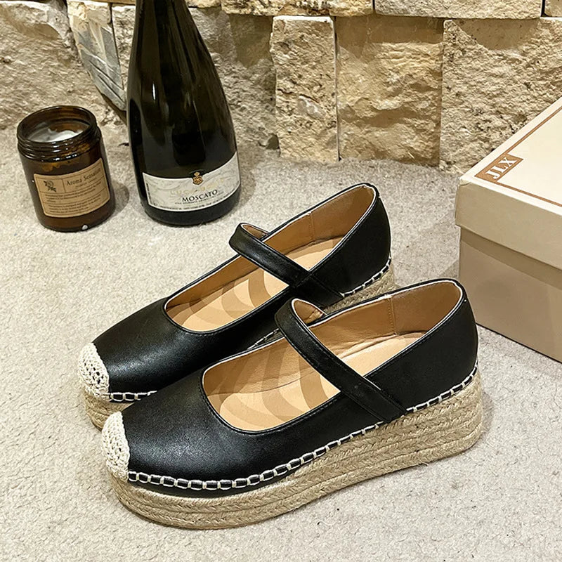 Weave Wege Platform Heels - AfterAmour