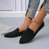 Sharp Mesh Loafer Flats - AfterAmour