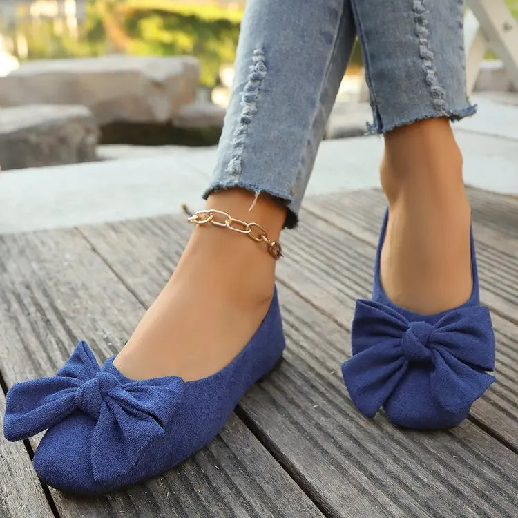 Chic Petal Knot Flats - AfterAmour