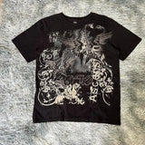 Gothic Skull Affliction Graphic Tee