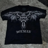 Gothic Skull Affliction Graphic Tee