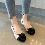 Gloss Muse Bow Flats - AfterAmour