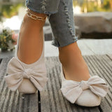 Chic Petal Knot Flats - AfterAmour