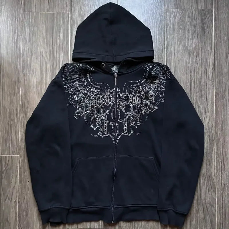 Gothic Affliction Graphic Hoodie