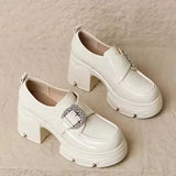 High Heel Buckle Platforms - AfterAmour