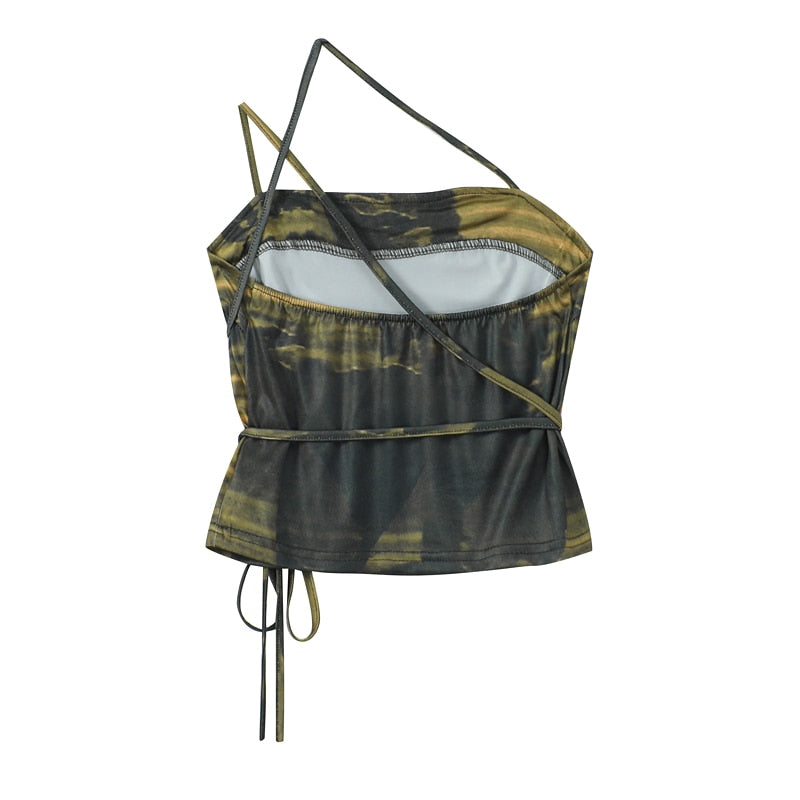 Verde Deep Washed Crop Top - AfterAmour