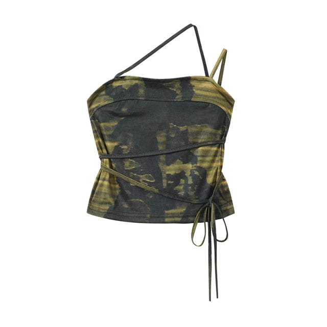 Verde Deep Washed Crop Top - AfterAmour