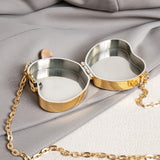 Elegant Mini Double Sided Rhinestone Purse – Heart Shaped Acrylic Mirror Bag, Trendy Mini Lipstick Purse for Prom