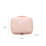Lightweight makeup bags,Waterproof multi-functional portable toilet bag, anti-wrinkle large-capacity square cosmetic bag, makeup bag with compartments,