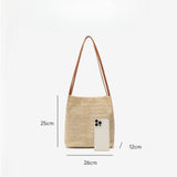Woven hobo, summer bohemian hobo shoulder purse, magnetic buckle shoulder tote, summer beach straw bag