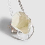 Spring shoulder floral draw with hobo bag, girls cloth bag cute small cloth bag, drawstring shoulder tote bag for women