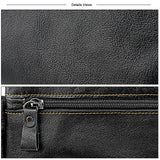 Multifunctional Genuine Leather Chest Bag & Waist Bag for Men and Women – Fanny Pack for Travel, Sports, Running, and Holidays with Multiple Pockets