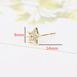 Gold Star Hoop Earrings for Women earringEarrings for WomenGold Star EarringsGold Star Earrings for WomenStar Earrings for Women