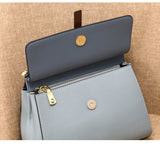 Cowhide leather tote bag shoulder purse leather crossbody strap 8853