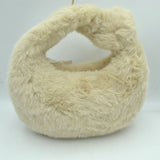 Structured Shoulder Bag with Long Double Straps and Clasp