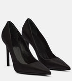 High Heel 12cm Blue Black Suede Women Pumps Super High Heels Sexy Pointed Toe Yellow Pink Satin Heels Womans Shoes 2025