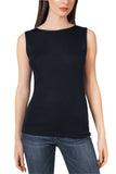 EGI ® Luxury Merino Wool Silk (85% Wool 15% Silk) Tank Top. Proudly Made in Italy.(1401)