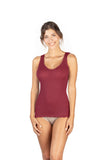 EGi Luxury Wool Silk V-Neck Tank Top. Proudly Made in Italy (1492)