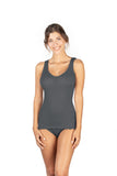 EGi Luxury Wool Silk V-Neck Tank Top. Proudly Made in Italy (1492)