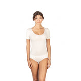 EGi Luxury Wool Silk Women's T-Shirt. Proudly Made in Italy (1495)