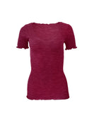 EGi Luxury Wool Silk Women's T-Shirt. Proudly Made in Italy (1495)