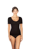 EGi Luxury Wool Silk Women's T-Shirt. Proudly Made in Italy (1495)