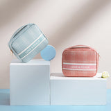 Makeup bags, smallSquare small travel storage bag, portable cosmetic bag,