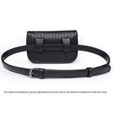 Rivet Women's Small Fanny Pack – Fashionable Casual Waist Bag for Travel, Sports, Holiday, Running, and Beach – Compact, Stylish, and Functional