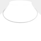 16 Inch Omega Chain Choker Necklace