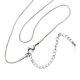 16 INCH, 1mm Stainless Steel Metal Chain Necklace