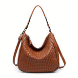 Hobo Woven Shoulder Bag in Large