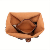 Soft Hobo Bag Unique Drawstring Handle