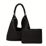 Soft Hobo Bag Unique Drawstring Handle