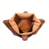 Soft Hobo Bag Unique Braided Woven Handle