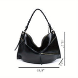 Large Shoulder Bag Unique Handmade Woven Handle  hobo