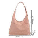 Soft large capacity hobo bag, women's summer work shoulder bag, shoulder bag, casual commuter tote bag
