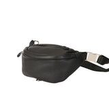 Genuine leather waist bag for women elegant crossbody chest purse unisex for travel running fanny pack