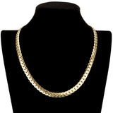 Women's 18 Inch, 8mm Stainless Steel Metal Chain Necklace