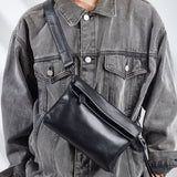 Fashion small crossbody bag men, simple breast bag, chest bag, chest purse, fanny pack, fanny pack crossbody