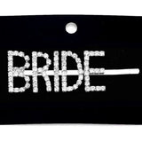 Bride Sparkly Crystal Pave "BRIDE" Rhinestone Hair Pin
