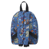 Pumpkin witch pattern digital print backpack, waterproof nylon backpack purse, student backpack purse,