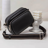 Chic Small Crossbody Bag Women's – Compact Shoulder Bag with Triple Pockets for Everyday Style & Convenience