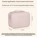 Multifunctional cosmetic bag, large capacity waterproof cosmetic bag, storage bag, makeup bag organizer,Makeup bag with compartments,