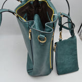 3 in 1 Side Zipper Women's Tote Handbag set