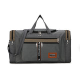 Fitness travel bag, large-capacity folding storage duffel bag, casual Oxford cloth.