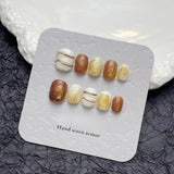 0938- Handmade press on nails fake nails removable